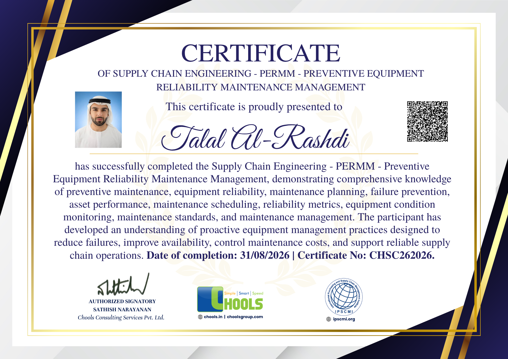Emerging Business Program Certificate